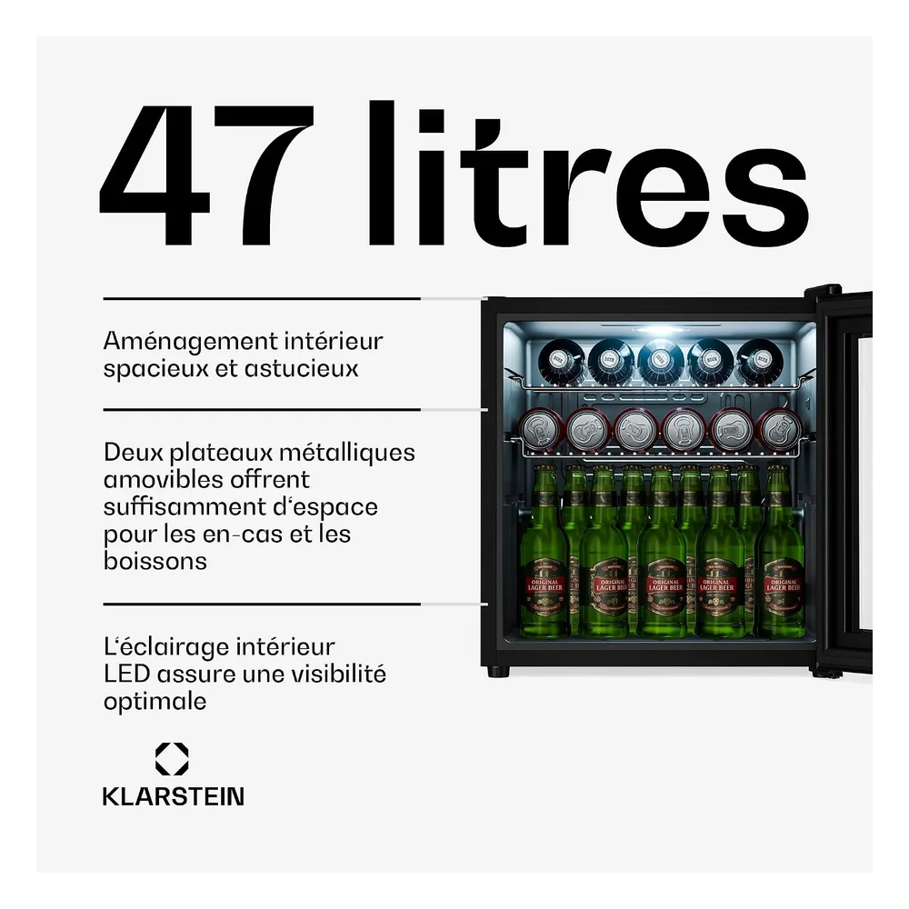 Klarstein Réfrigérateur 47 L