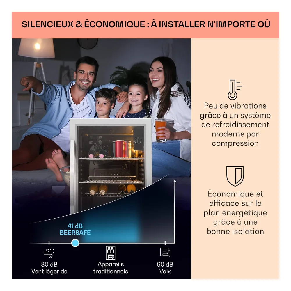 Klarstein Réfrigérateur 80 L