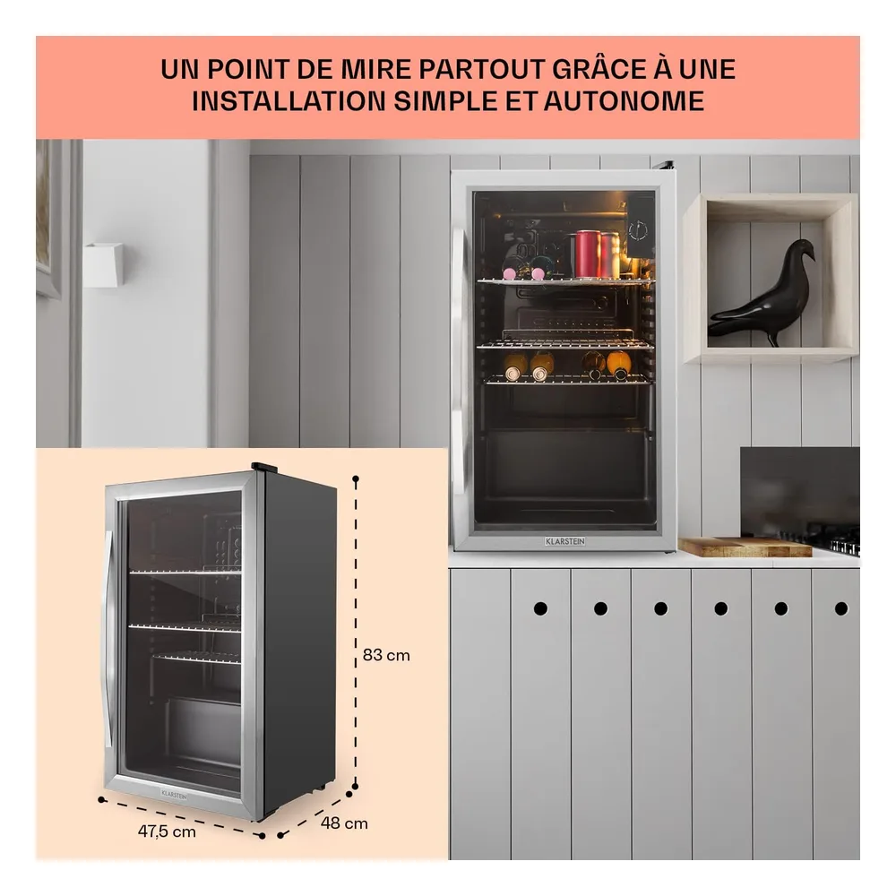 Klarstein Réfrigérateur 80 L