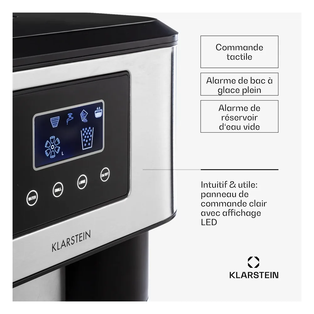 Klarstein Machine à glaçons