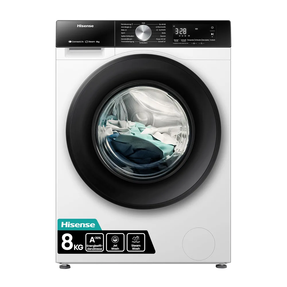 Hisense Lave-linge 8 kg WF3S8043BW3