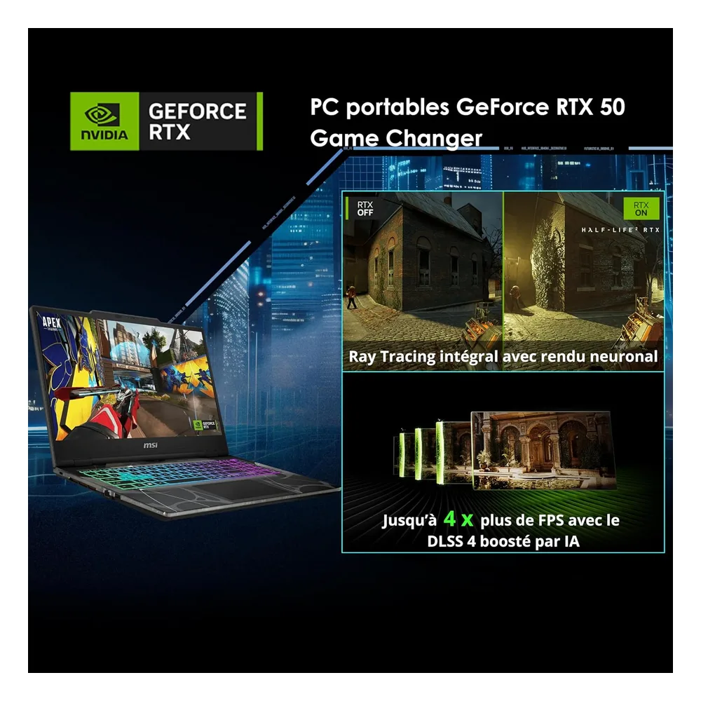 MSI PC portable gaming 144Hz