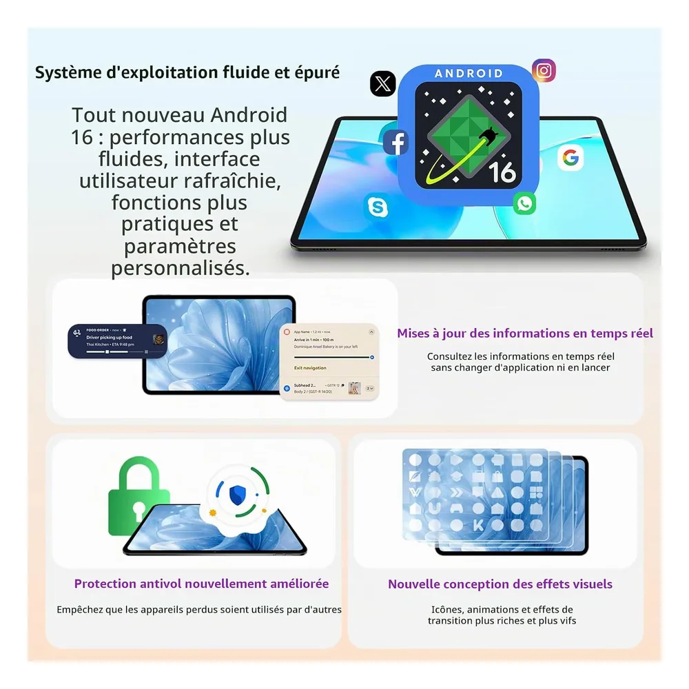 TECLAST Tablette 8000mAh 11"