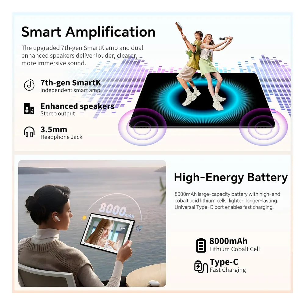 TECLAST Tablette 8000mAh 11"