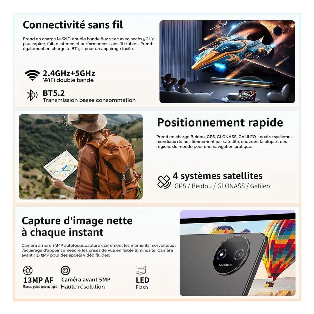 TECLAST Tablette 8000mAh 11"