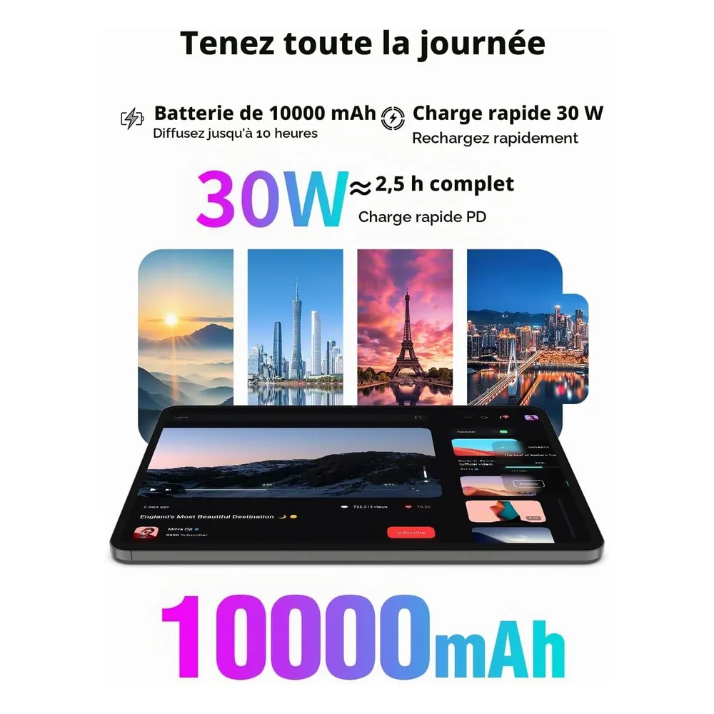 TECLAST Tablette 20GB+256GB