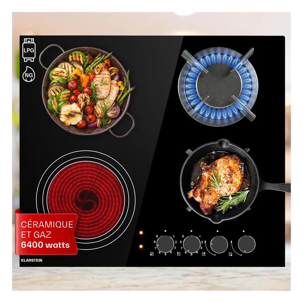 Klarstein Plaque de cuisson gaz 1XVX