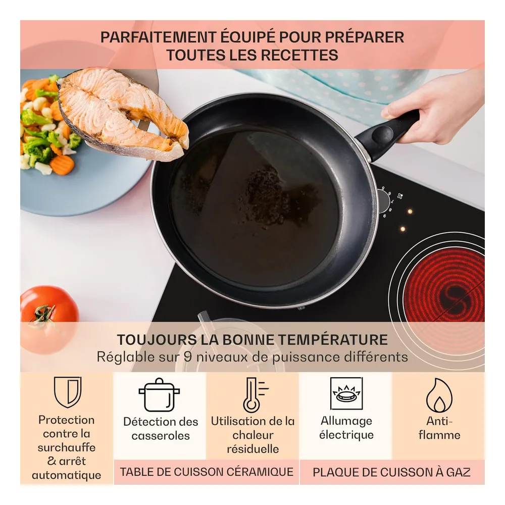 Klarstein Plaque de cuisson gaz 1XVX