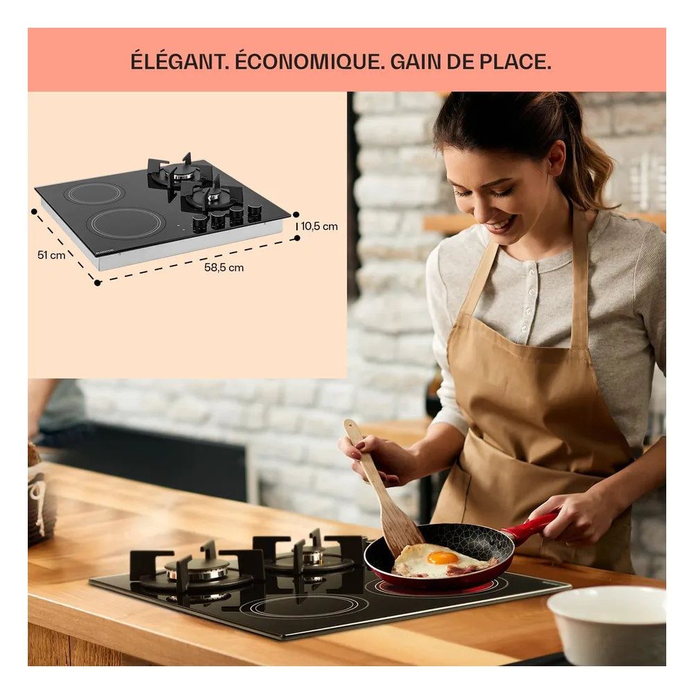 Klarstein Plaque de cuisson gaz 1XVX