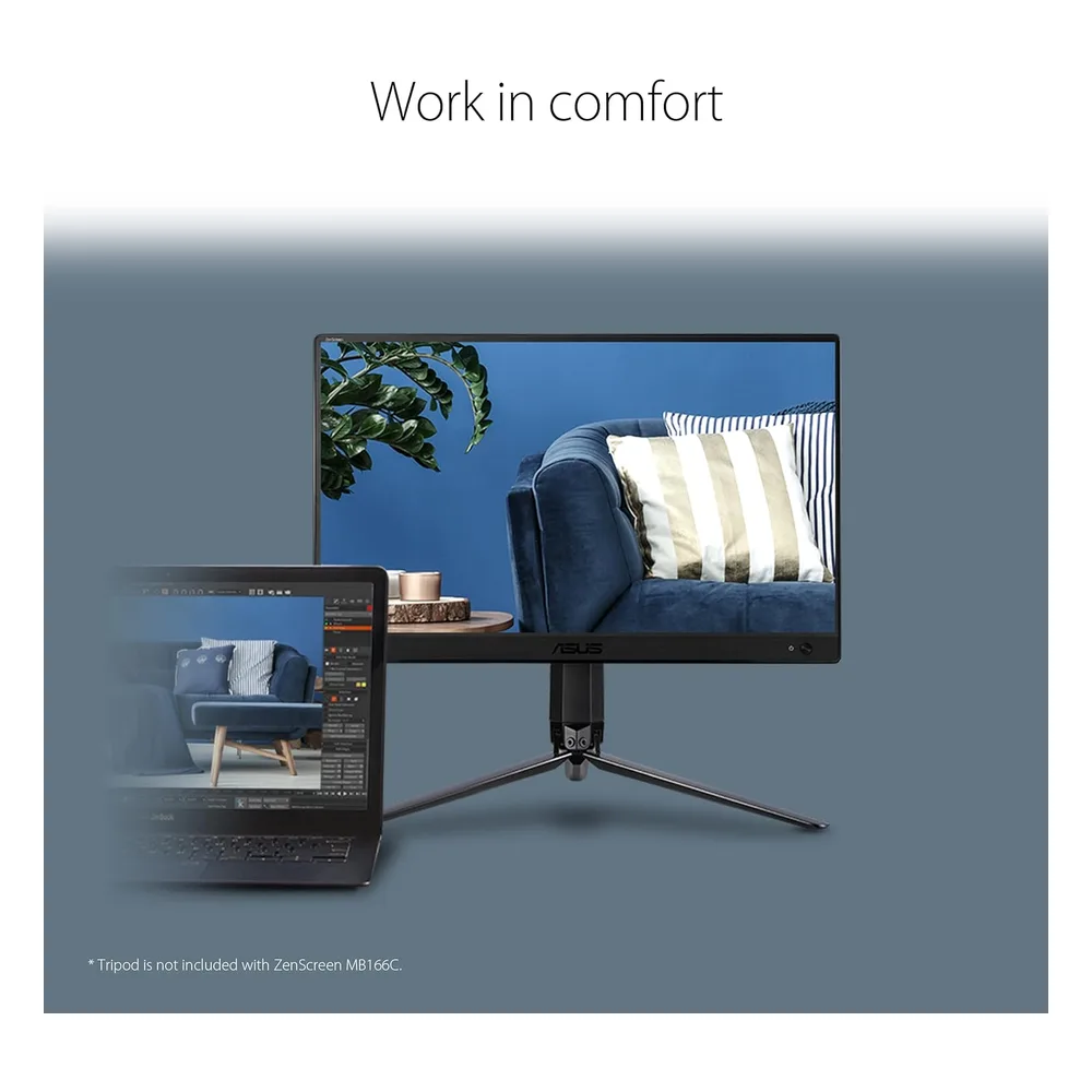 ASUS Écran PC 15.6" MB166C