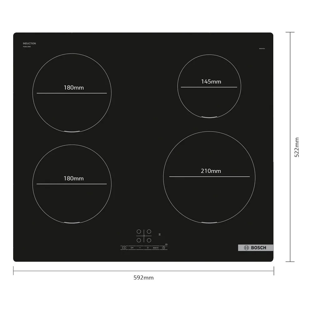 Bosch Plaque à induction Pue611bb5e