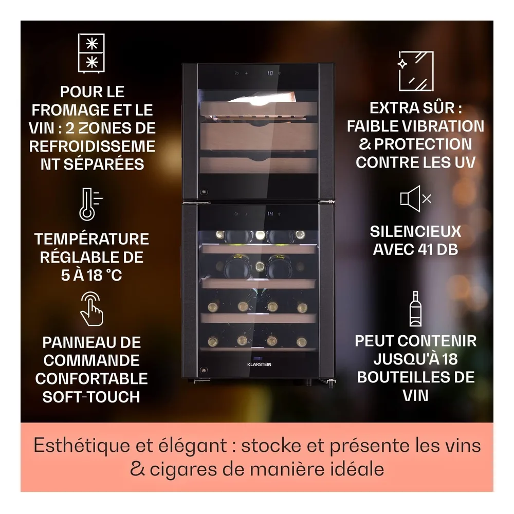 Klarstein Cave à vin 94BJ