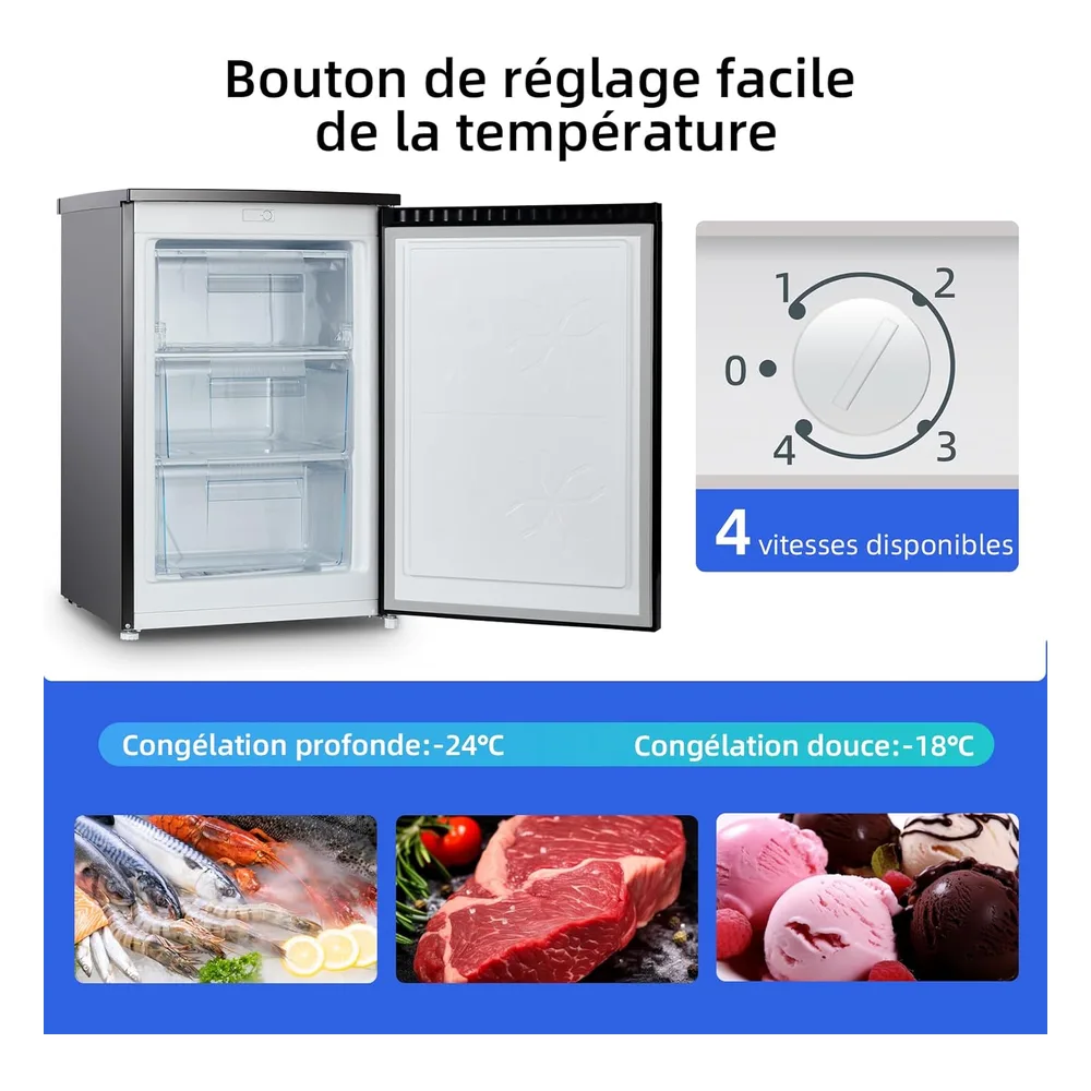 CHiQ Congélateur 85 L CSD90D4D