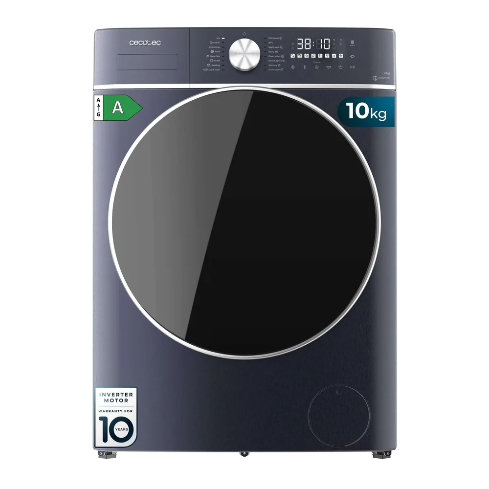 Cecotec Lave-linge séchant 10 kg 1400RPM