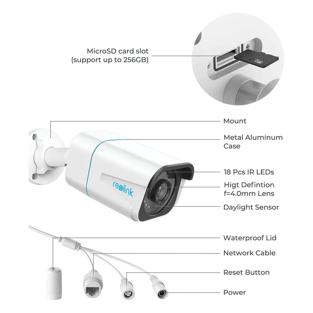 Reolink Caméra de surveillance RLC-810A