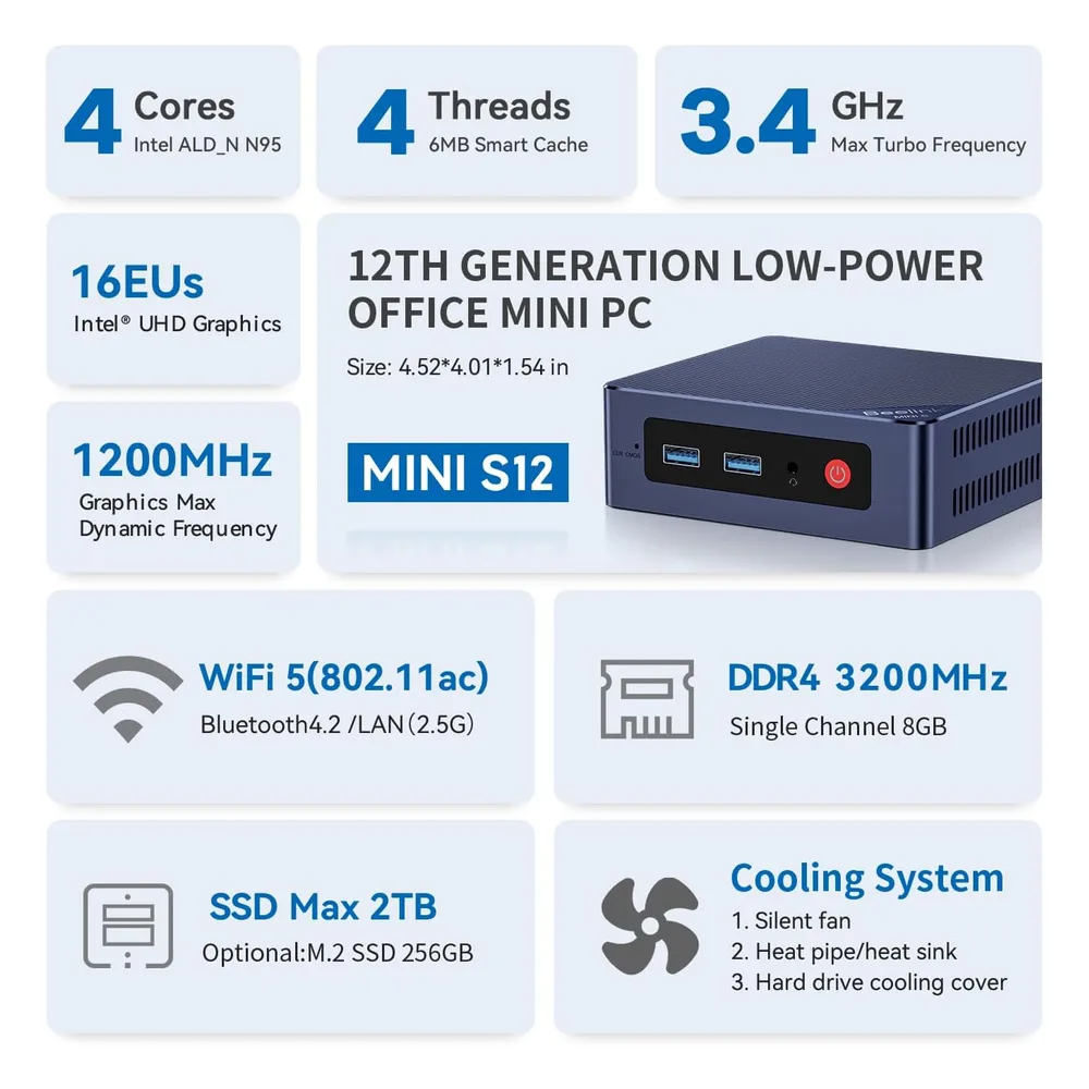 Beelink Mini PC Lake-N95