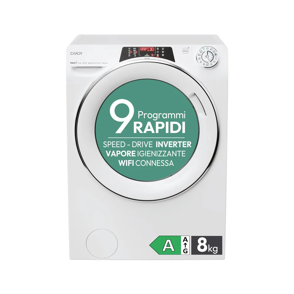 Candy Lave-linge 8 kg 1486DWMCT1-S