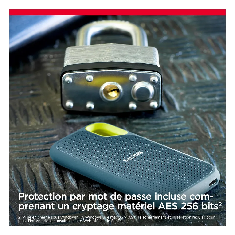 SanDisk SSD NVMe 1 To 256-bit