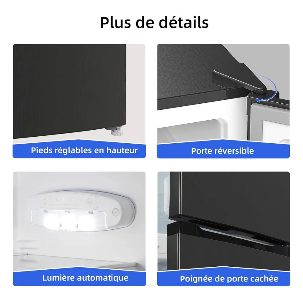 CHiQ Réfrigérateur 157 L CBM159LEBD
