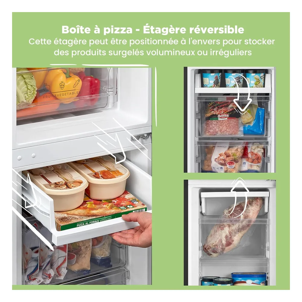 Comfee Réfrigérateur combiné 174 L 150cm