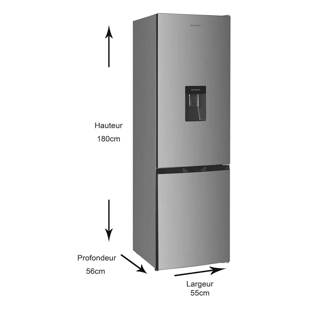GEDTECH Réfrigérateur 262 L GCB262SL