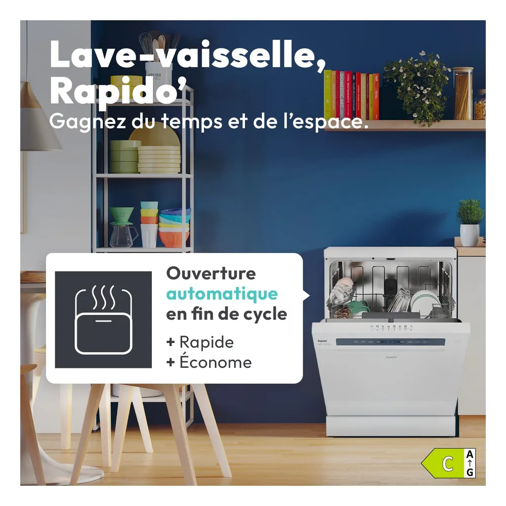 Candy Lave-vaisselle 14 couverts SSJ7