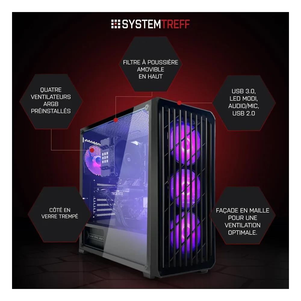 SYSTEMTREFF PC de bureau L7P7
