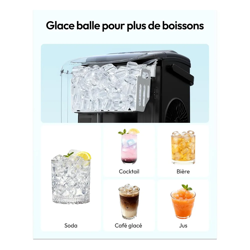 EUHOMY Machine à glaçons