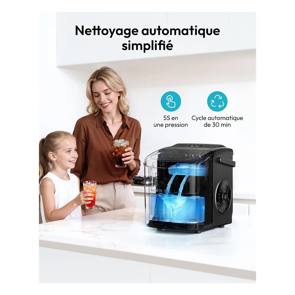 EUHOMY Machine à glaçons