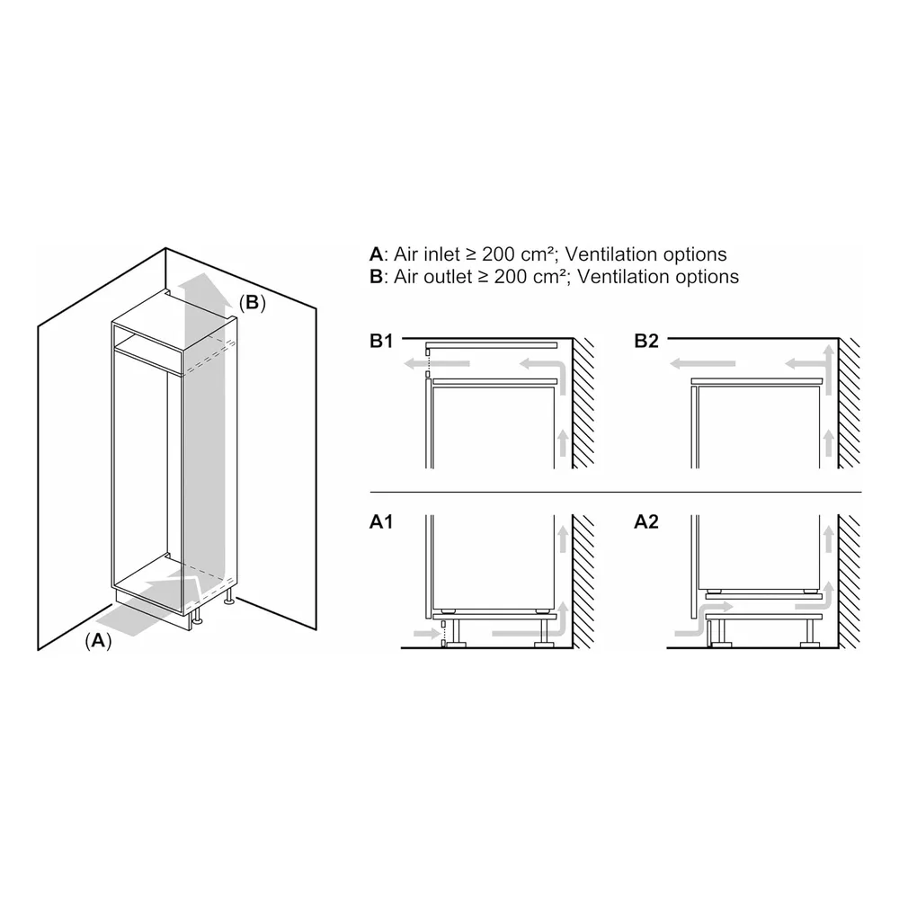 Bosch Réfrigérateur 310 L KIR81NSE0