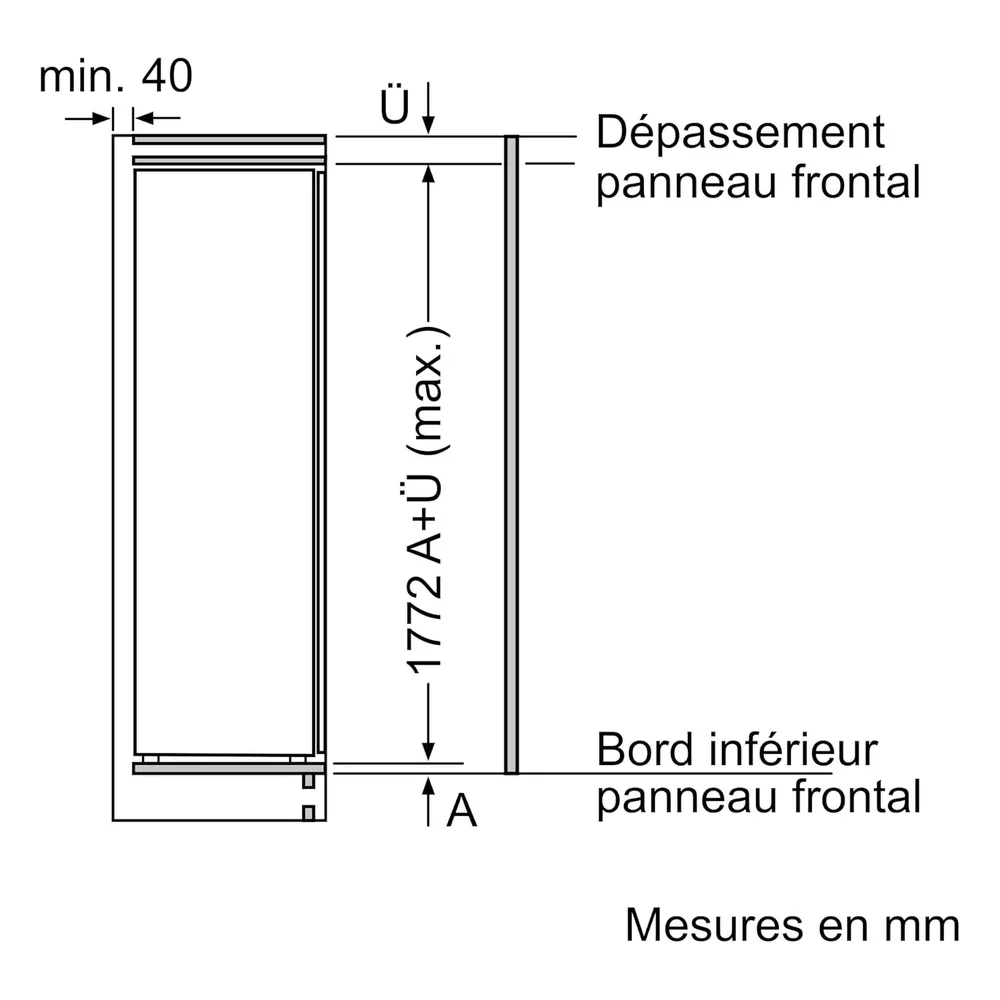 Bosch Réfrigérateur 310 L KIR81NSE0