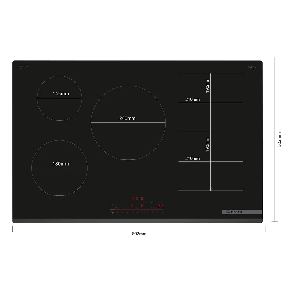 Bosch Plaque à induction PVW831HC1E