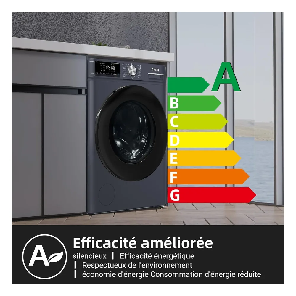 CHiQ Lave-linge 8 kg CFL80-14586IM3XA