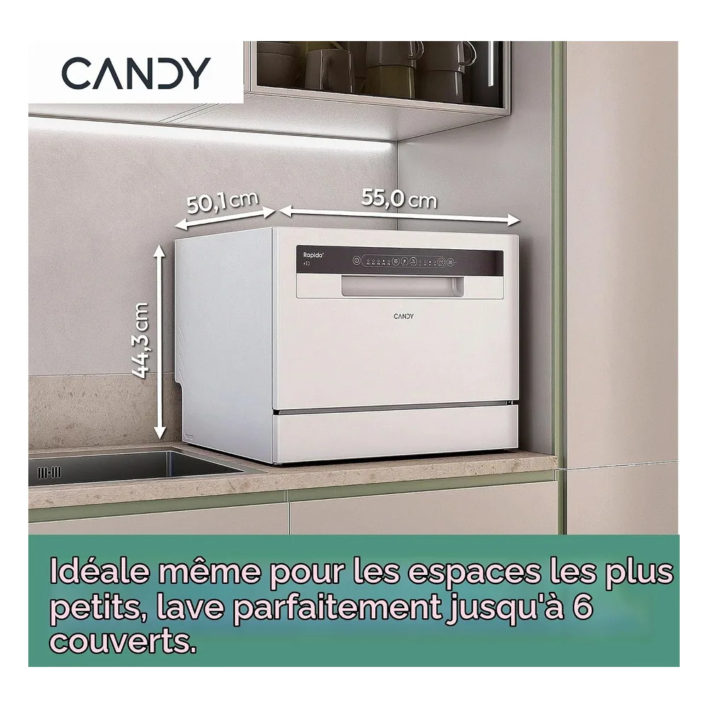 Candy Lave-vaisselle 6E51LW