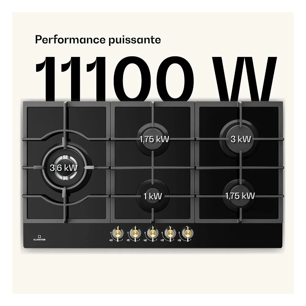 Klarstein Plaque de cuisson gaz