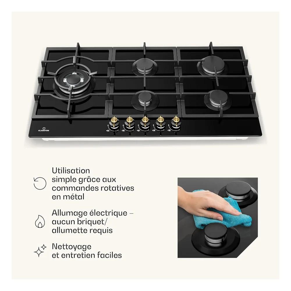 Klarstein Plaque de cuisson gaz