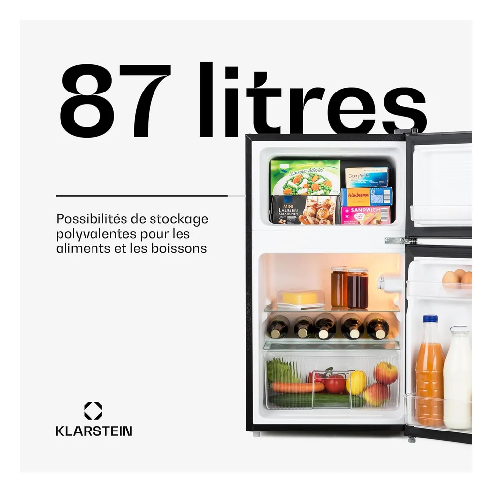 Klarstein Réfrigérateur 87 L