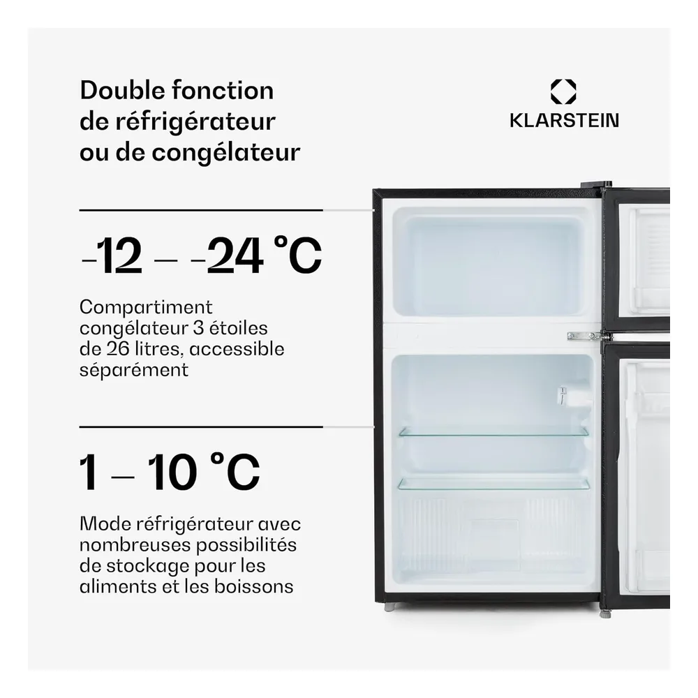 Klarstein Réfrigérateur 87 L