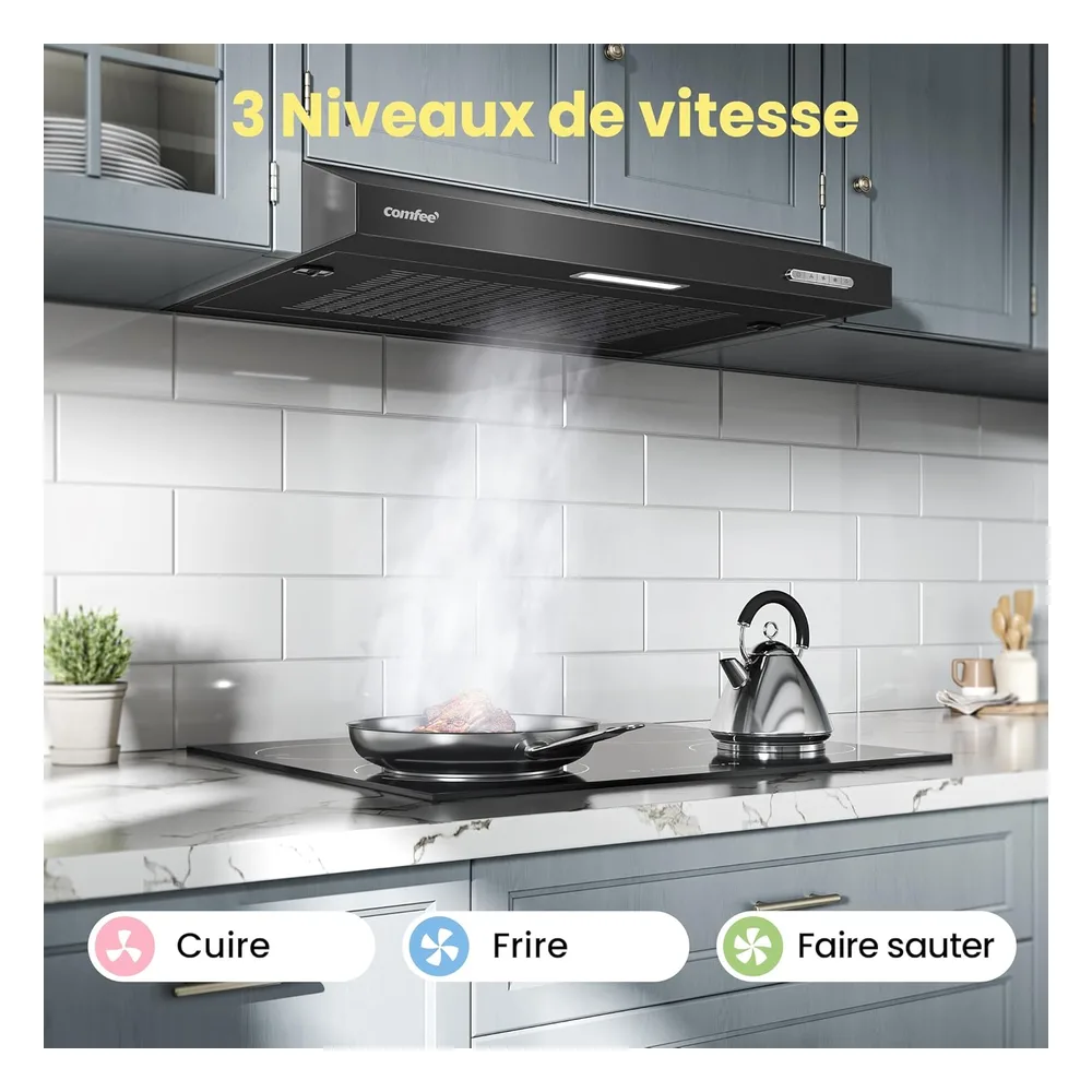 Comfee Hotte KWH-SLIF17B-60