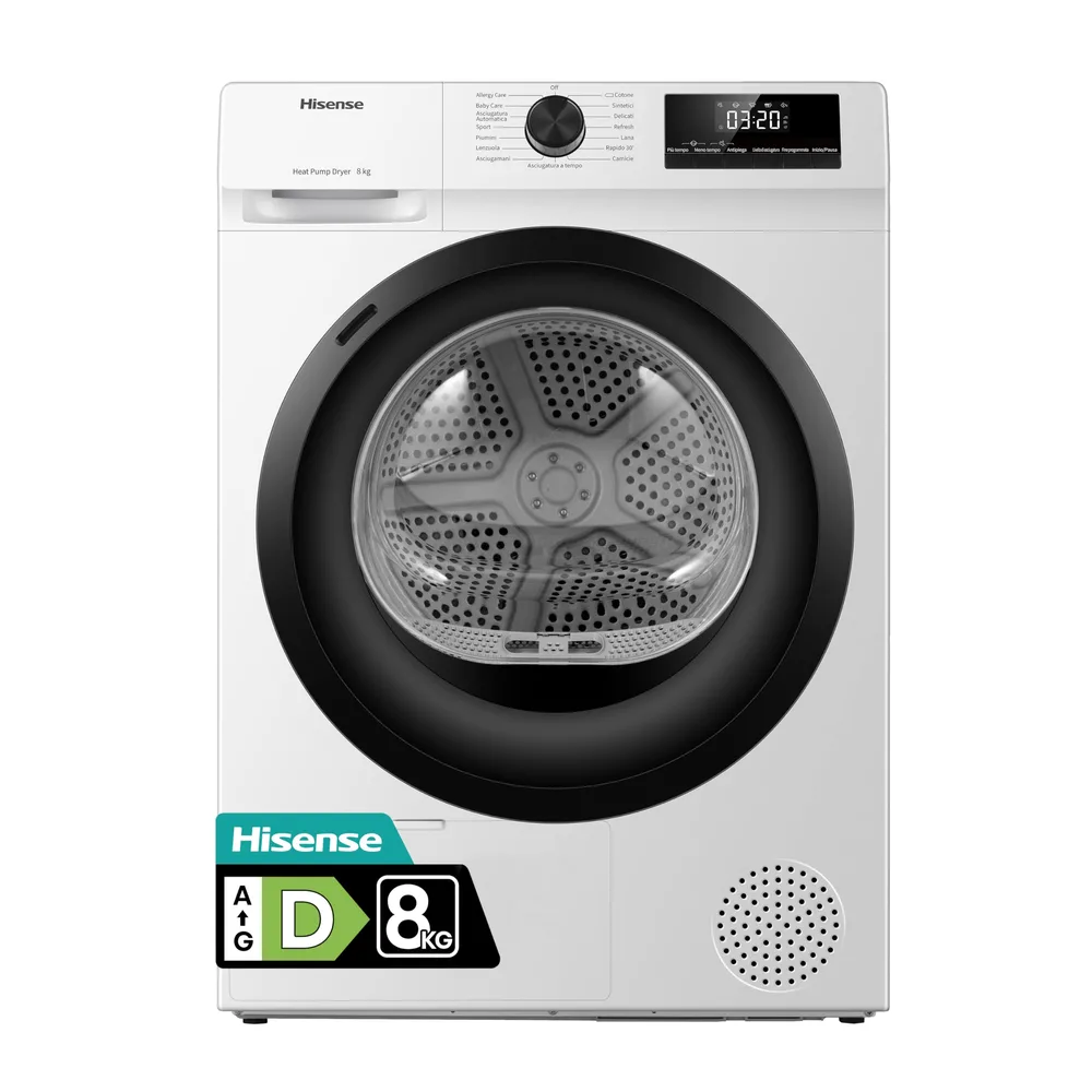 Hisense Sèche-linge 8 kg DHQE800BW2