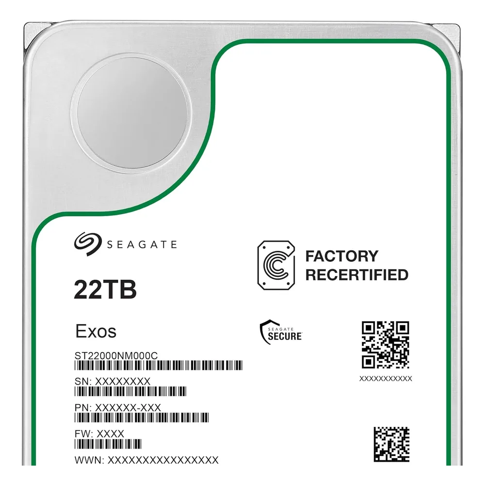 Seagate Disque dur 22 To ST22000NM000C