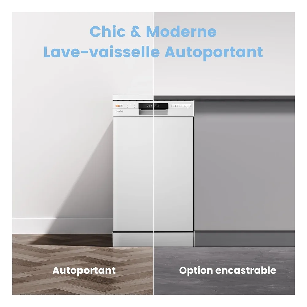 Comfee Lave-vaisselle 10 couverts CDWEF1034BW