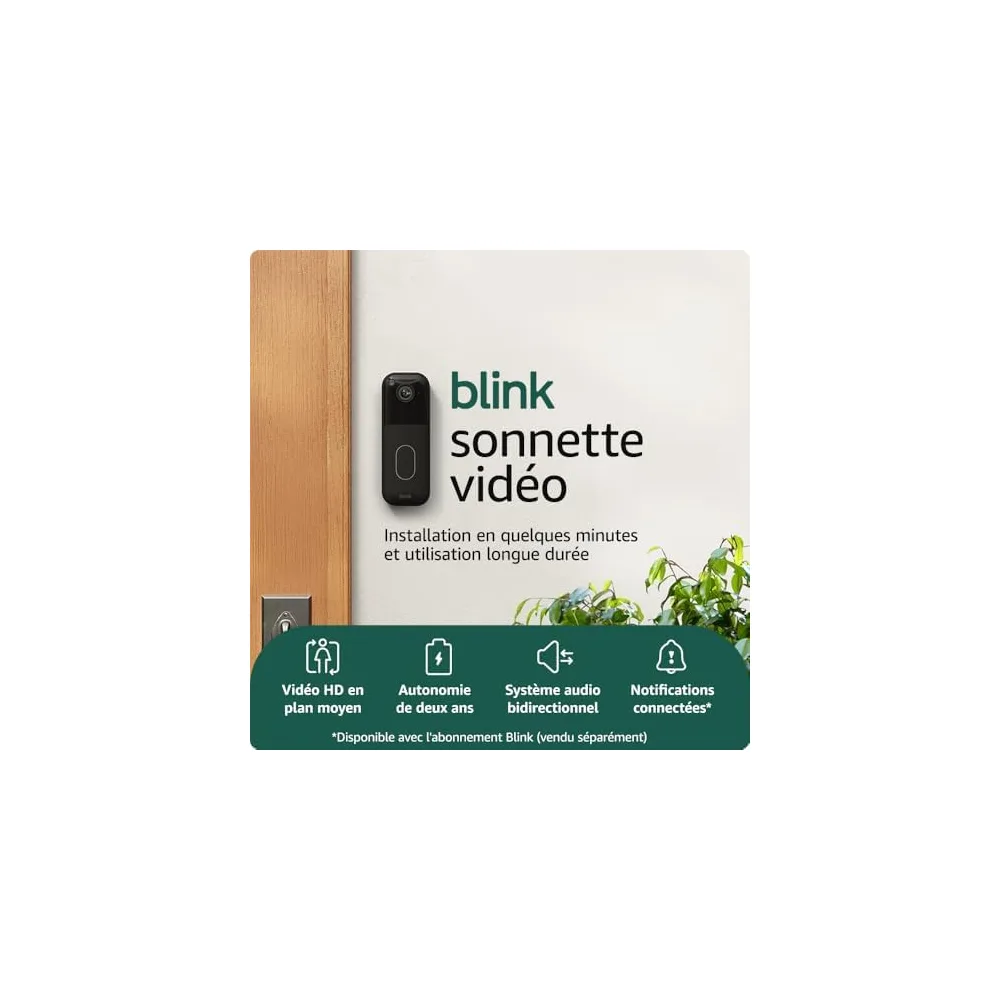 Blink Sonnette vidéo IP-65