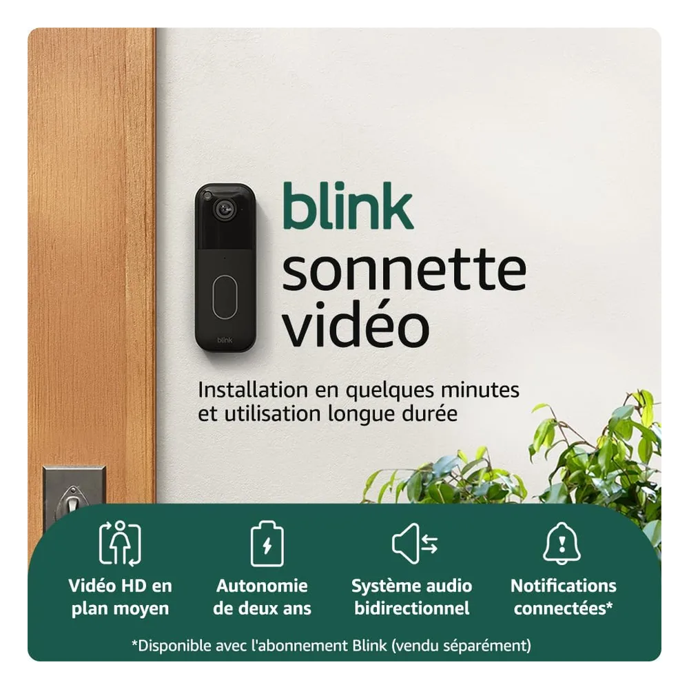 Blink Sonnette vidéo IP-65