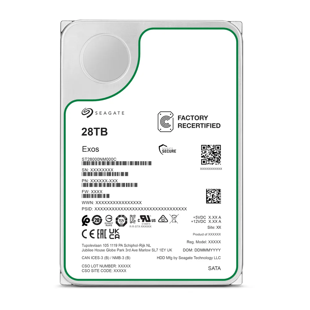 Seagate Disque dur 28 To ST28000NM000C