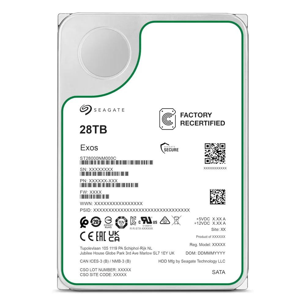 Seagate Disque dur 28 To ST28000NM000C