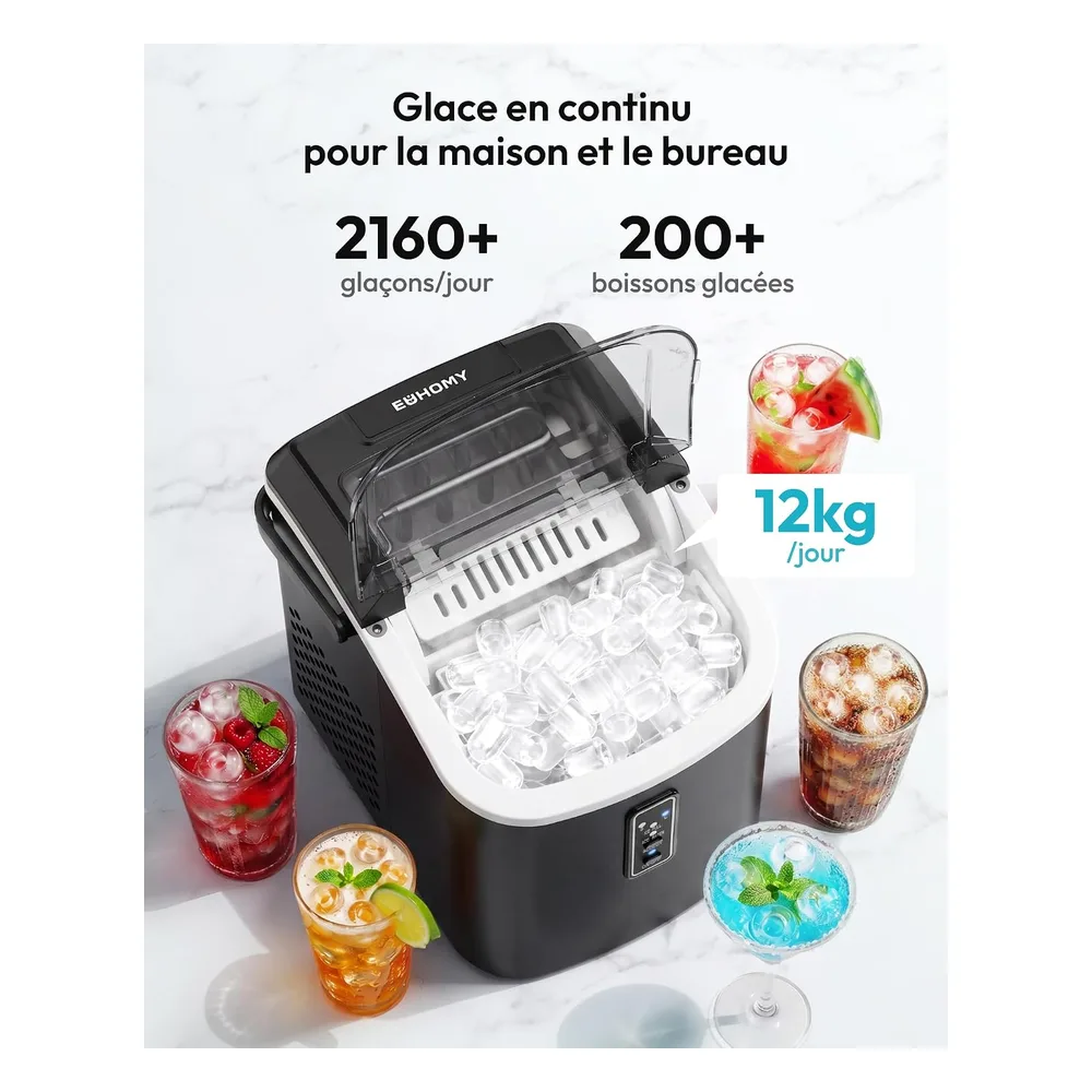EUHOMY Machine à glaçons NGL5