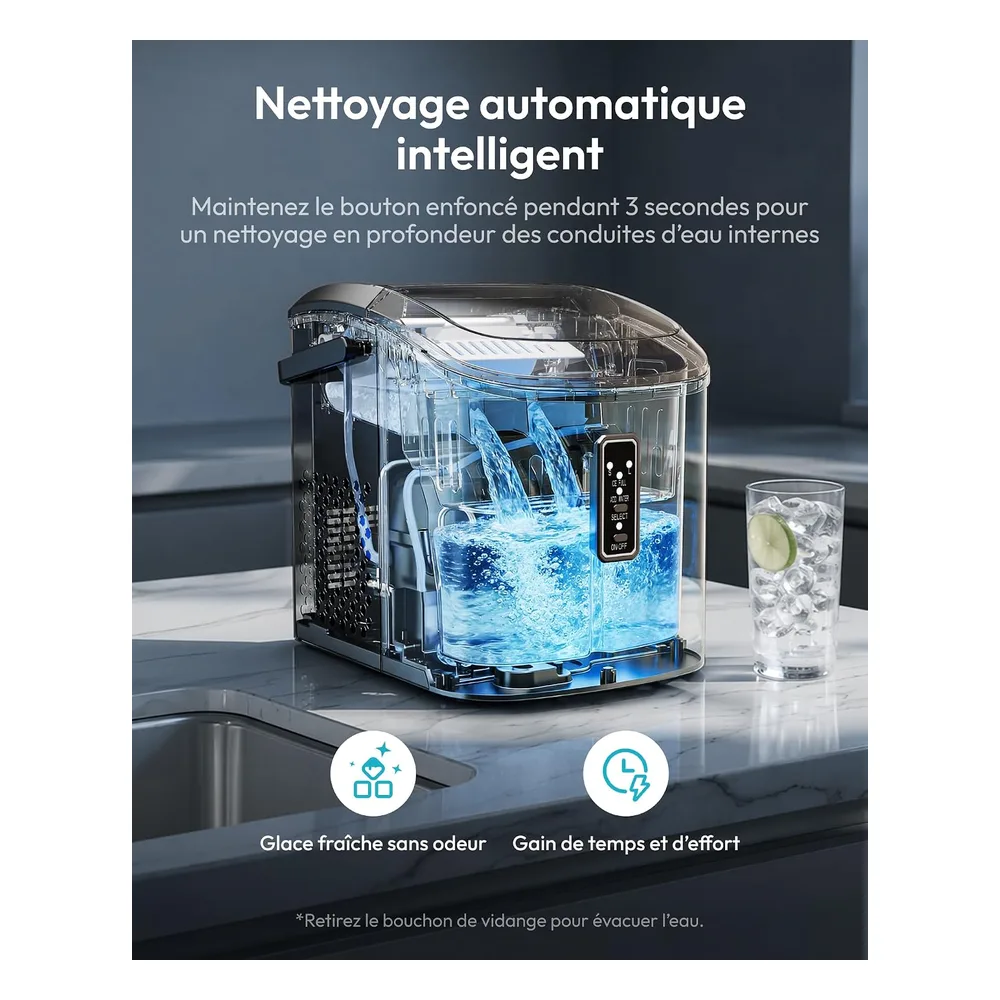 EUHOMY Machine à glaçons NGL5