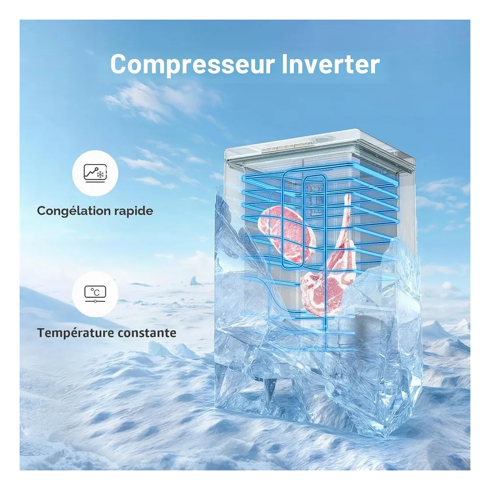 Comfee Congélateur 200 L RCC201WH6