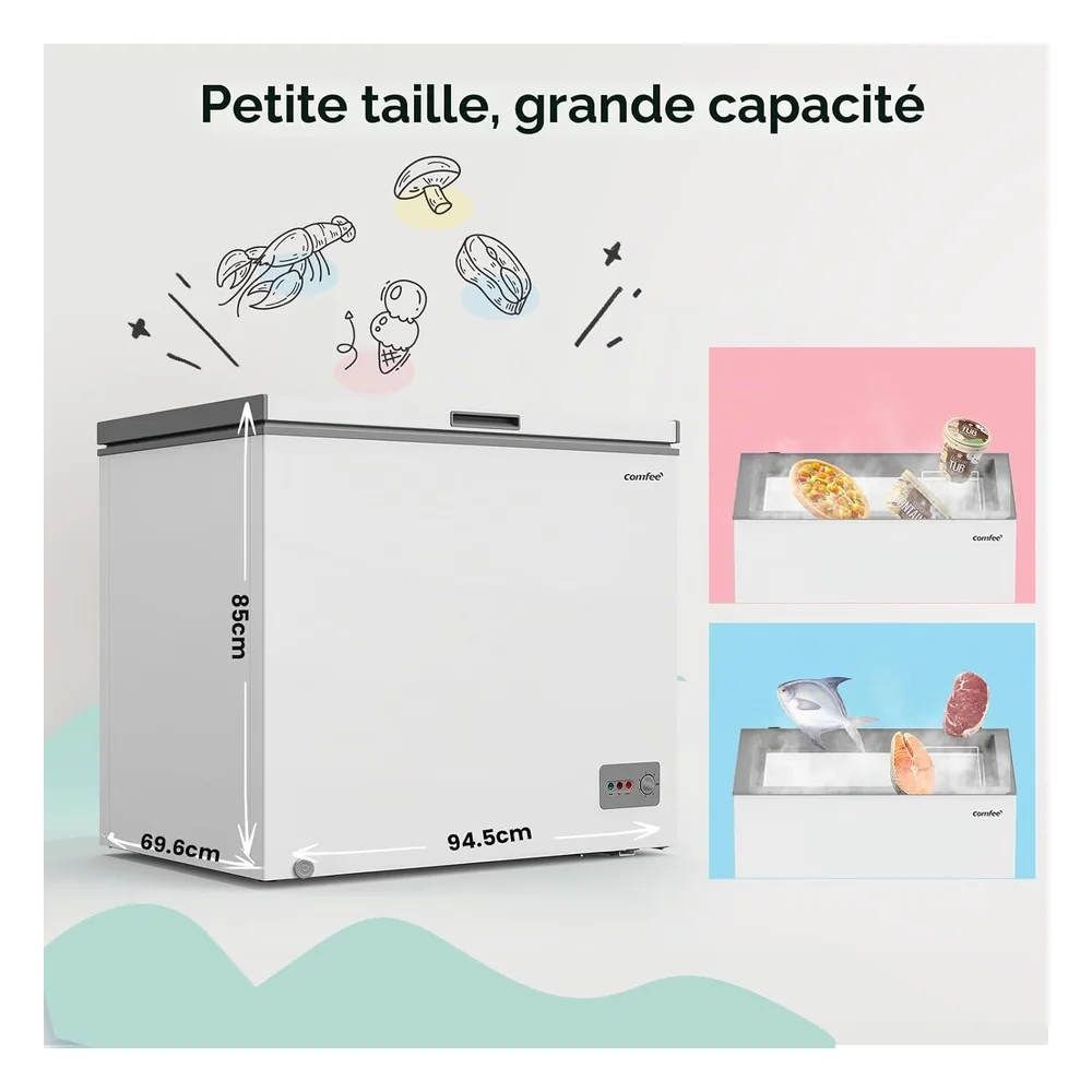 Comfee Congélateur 200 L RCC201WH6